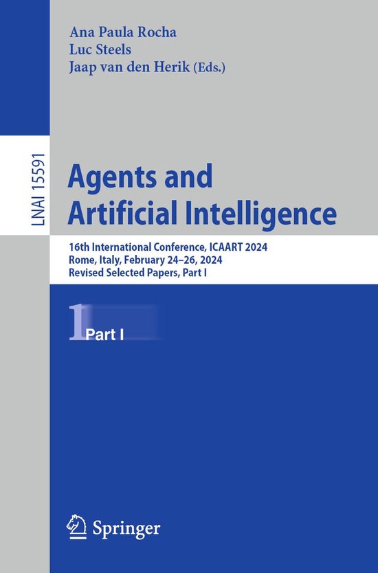 Springer Nature Proceedings Computer Science 1 - Agents and  ... - cover