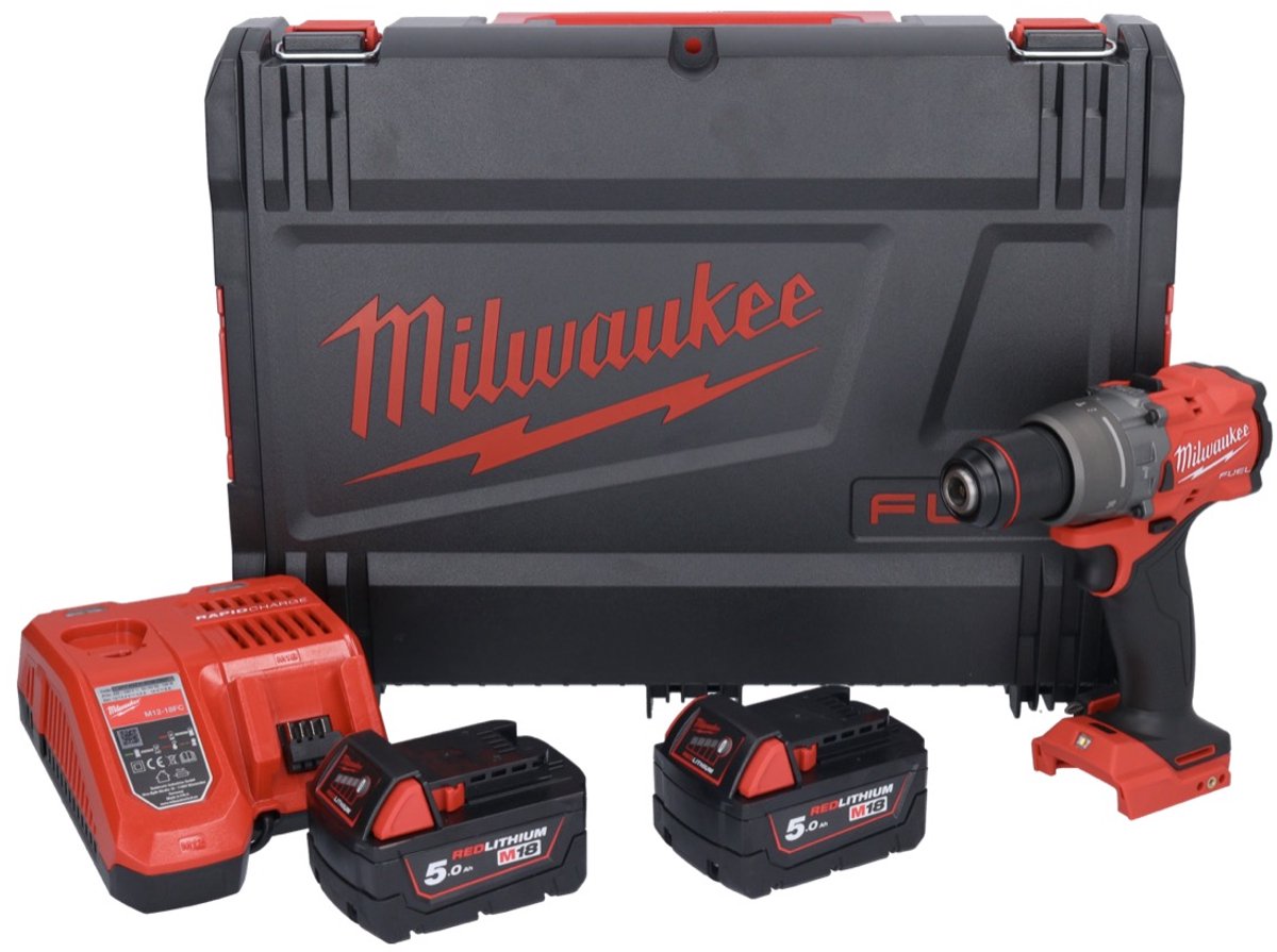 Milwaukee M18 FUEL™ FPD3-502X Accu Klop-/Schroefboormachine 18V 5.0Ah in HD-Box - 4933479860 – foto 4