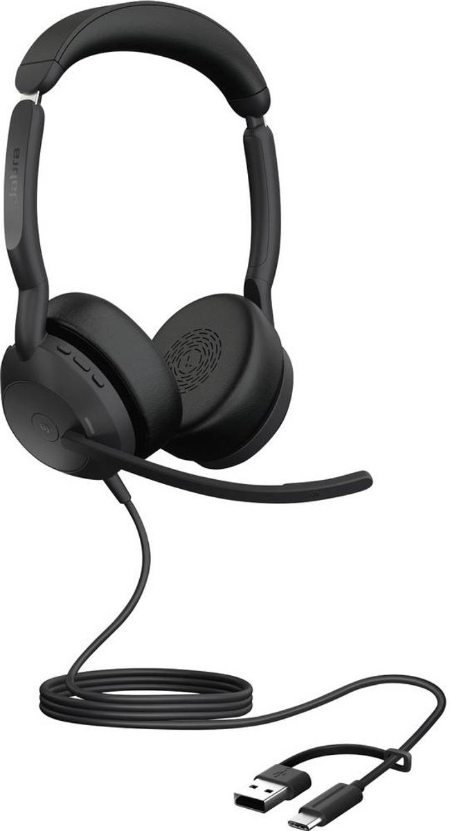 Jabra Evolve2 50 25089-989-799 - Computer Headset - Met microfoon - USB-C/A - UC Stereo thumbnail 5