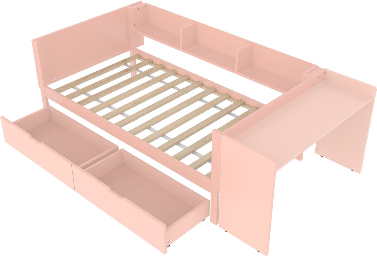 Sweiko Sweiko 90x200 Slaapbank met Bureau - afbeelding 2