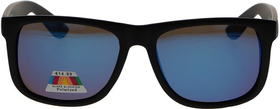 Spectrum Polarized Zonnebril Vierkant Mat Zwart Blauw Heren van Spectrum — afbeelding 2