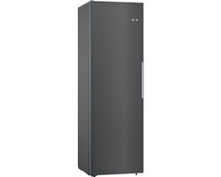 Bosch KSV36VXDP - Serie 4 - Vrijstaande koelkast - 186 x 60 cm - Zwart - Anti-fingerprint - VitaFresh