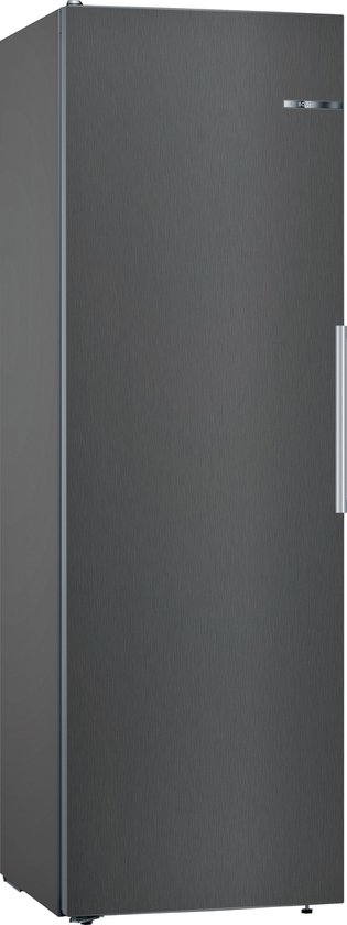 Bosch KSV36VXDP vrijstaande koelkast 186×60 cm zwart staal anti-fingerprint VitaFresh Plus ledverlichting
