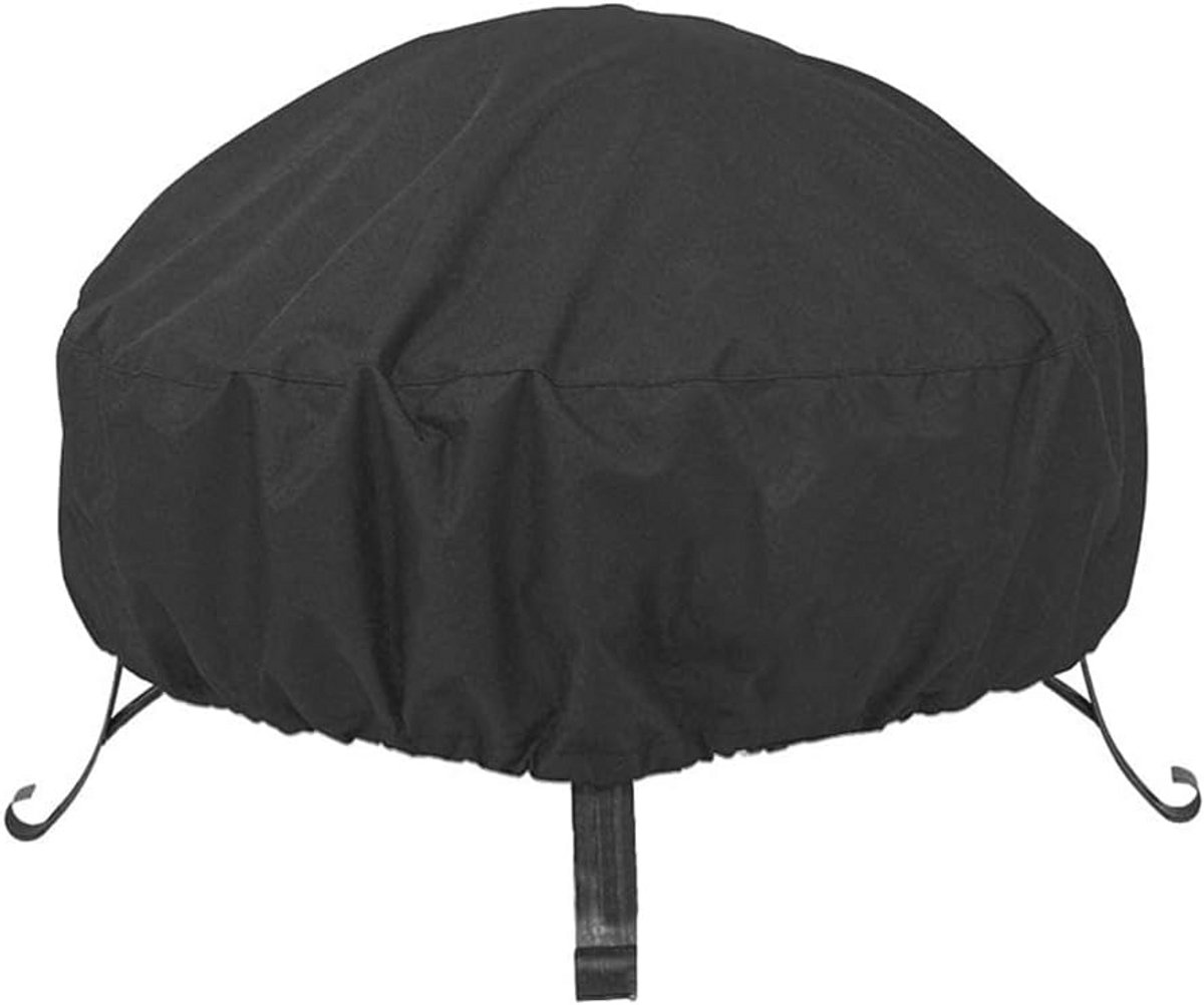 Waterdichte Ronde Vuurkorf Cover met Dikke PVC Coating en Trekkoord - 73,5 cm