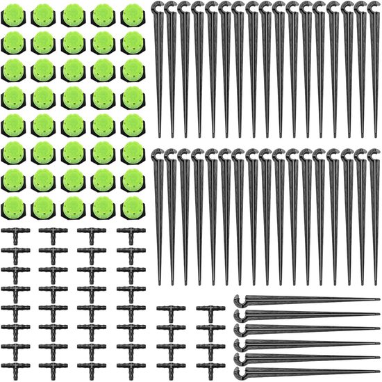 Plaats Van De Instellijn En Installatie Van De Standalone Sensor Voor Bloem Pictogram Automatische Irrigatie Sprinklers Vector Image247979423