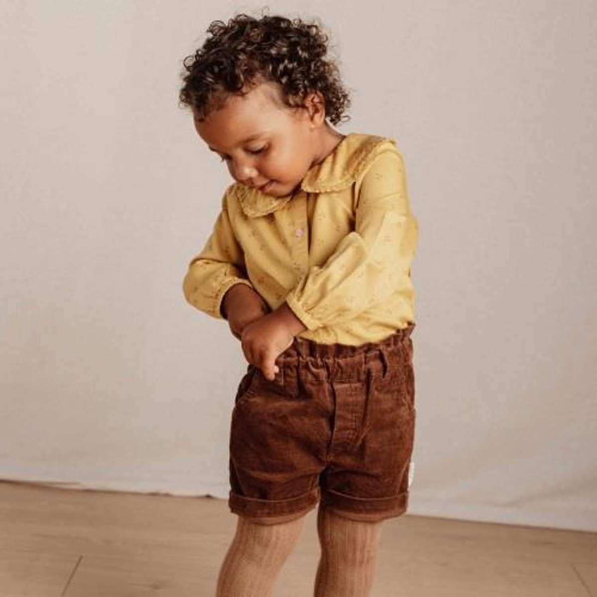 Korte broek - Bruin - Maat 74 - Little Farm