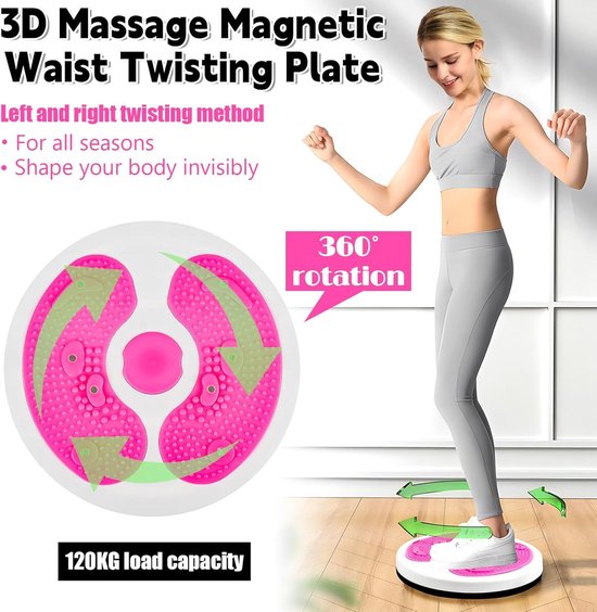 Twisting Disc voor Taille Afslanken en Balans - Oefening met Massage ...