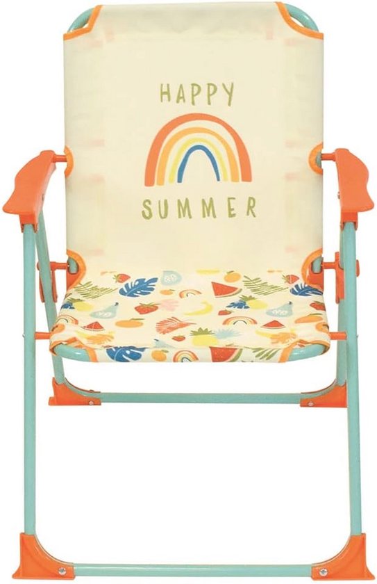 Kindertuinmeubelen Set met Tafel, Stoelen en Parasol - Kleurige Tuinset voor Buitenspelen van Merkloos	 — afbeelding 2