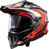 Casque LS2 MX701 Explorer Carbon Adventure Frontier II orange XXXL