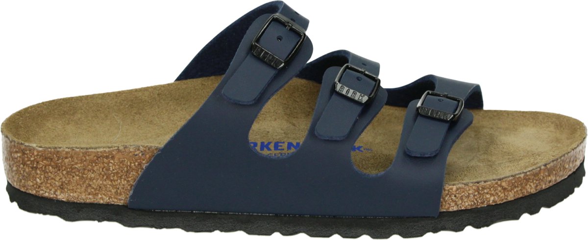 Birkenstock FLORIDA SOFTFOOTBED BF Dames slippers Blauw
