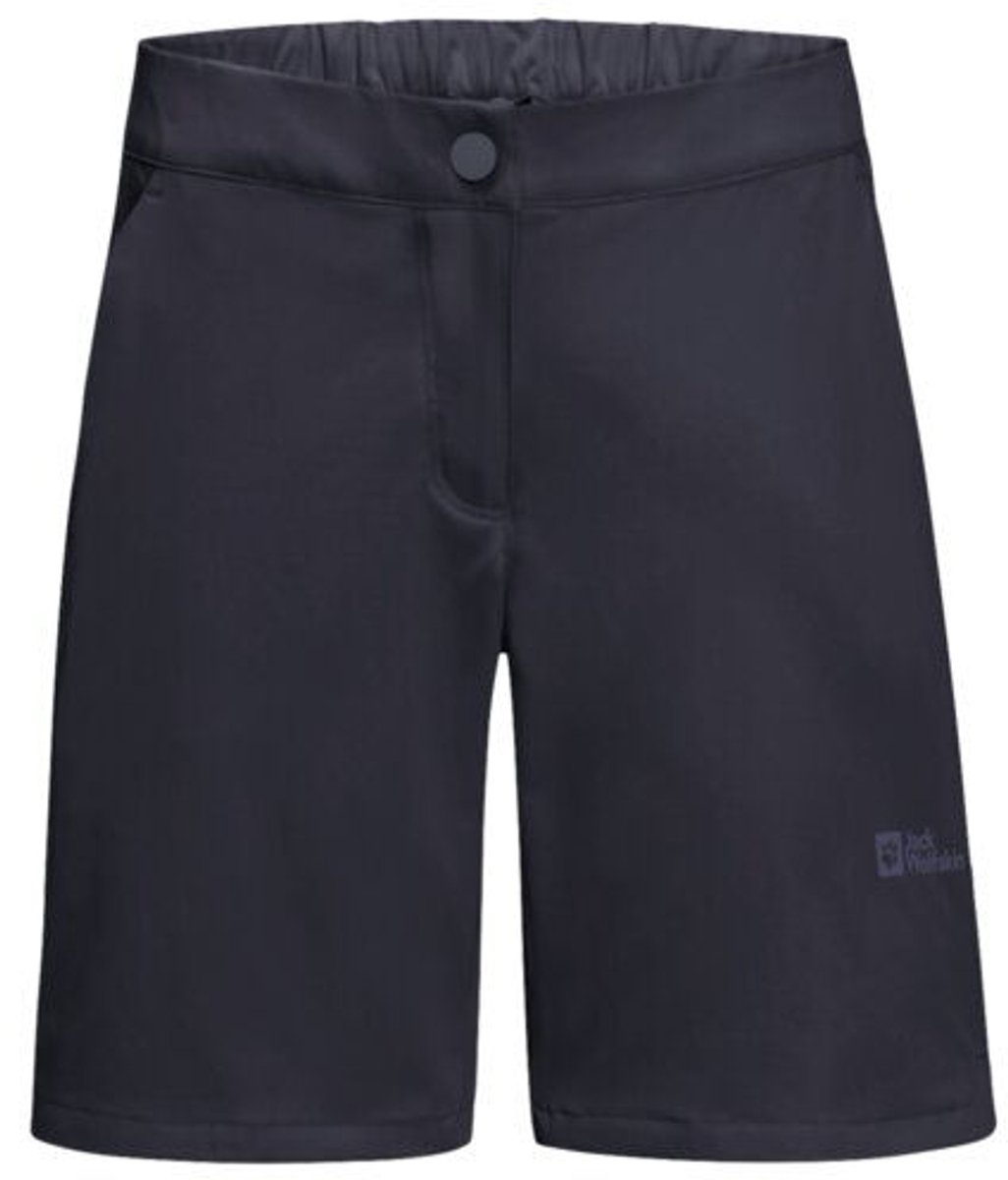 Jack Wolfskin Hiking Alpine Short W – Outdoor Kleding Broeken Korte broeken Zilver