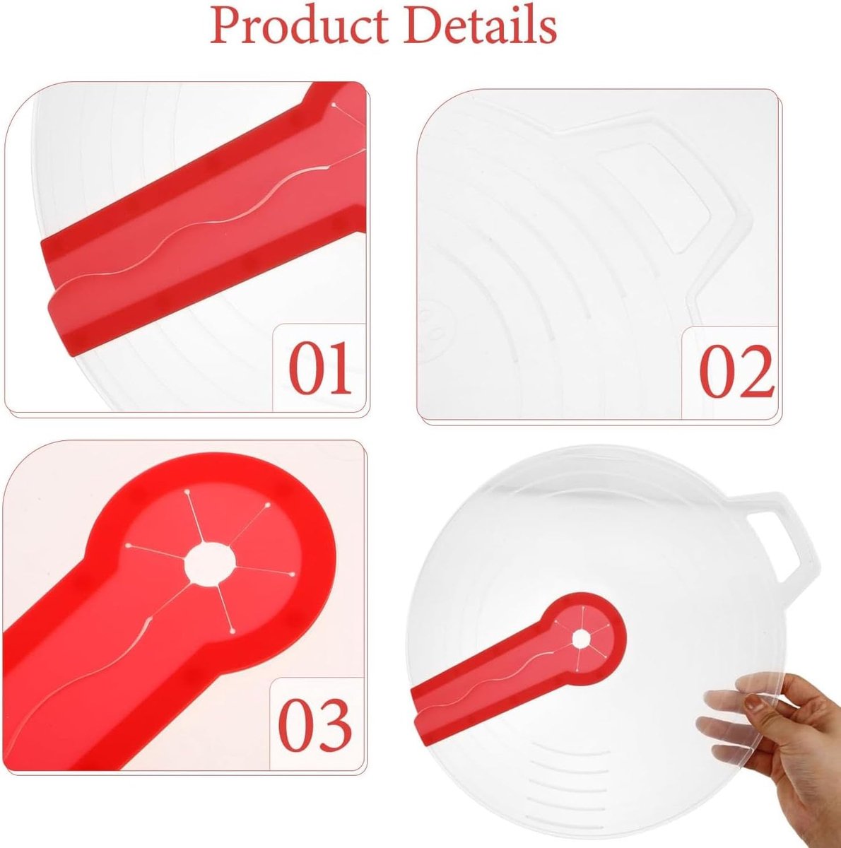 Spatbescherming voor handmixer, vervangende siliconen Spatbescherming voor handmixer, vervangende siliconen