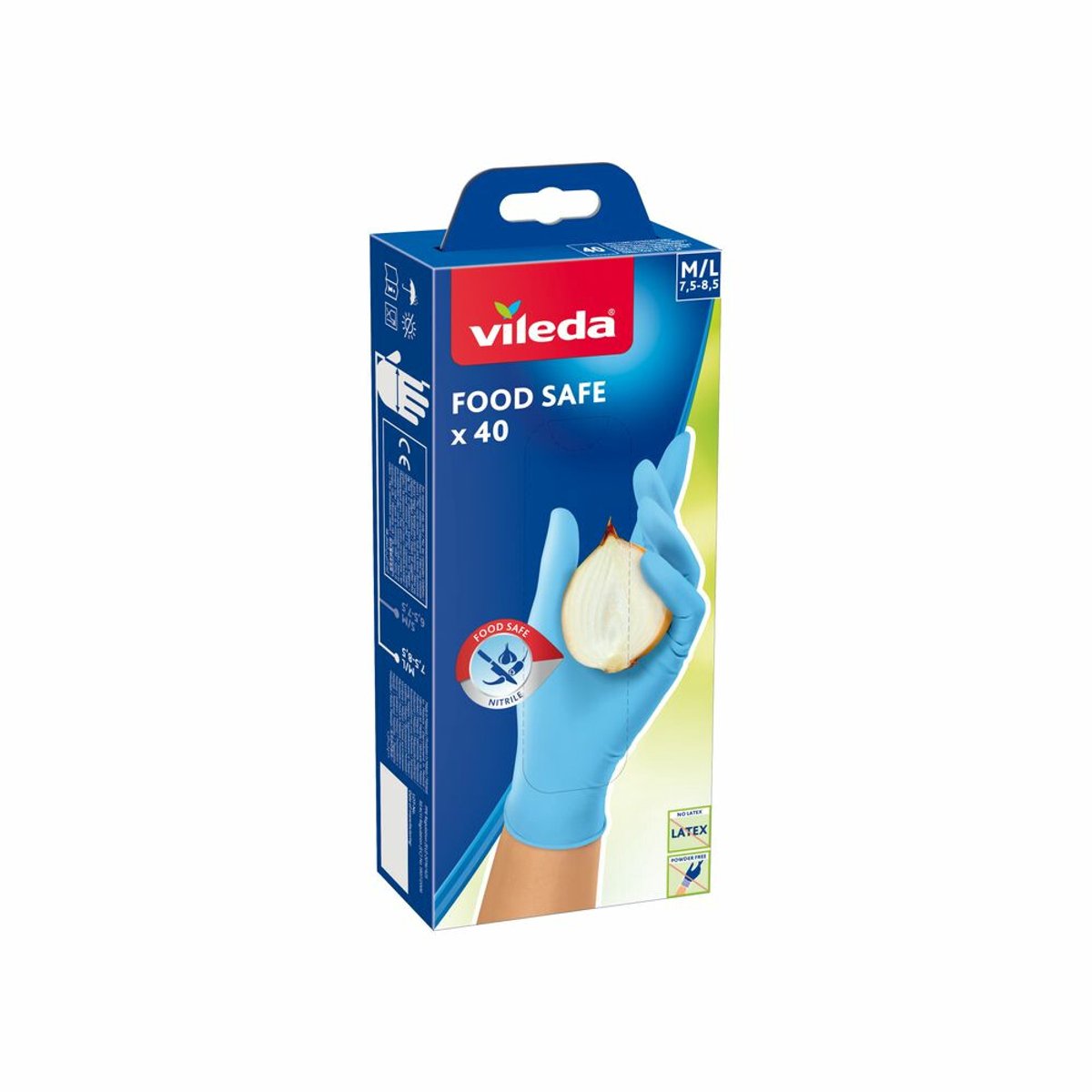 Vileda Food Safe Handschoenen - 12 x 40 Stuks - Voordeelverpakking