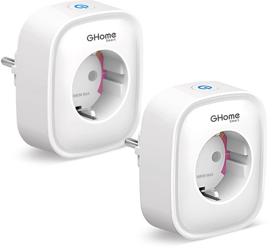 Qnect WiFi Stopcontacten – Slimme Stopcontacten 16A – Wit