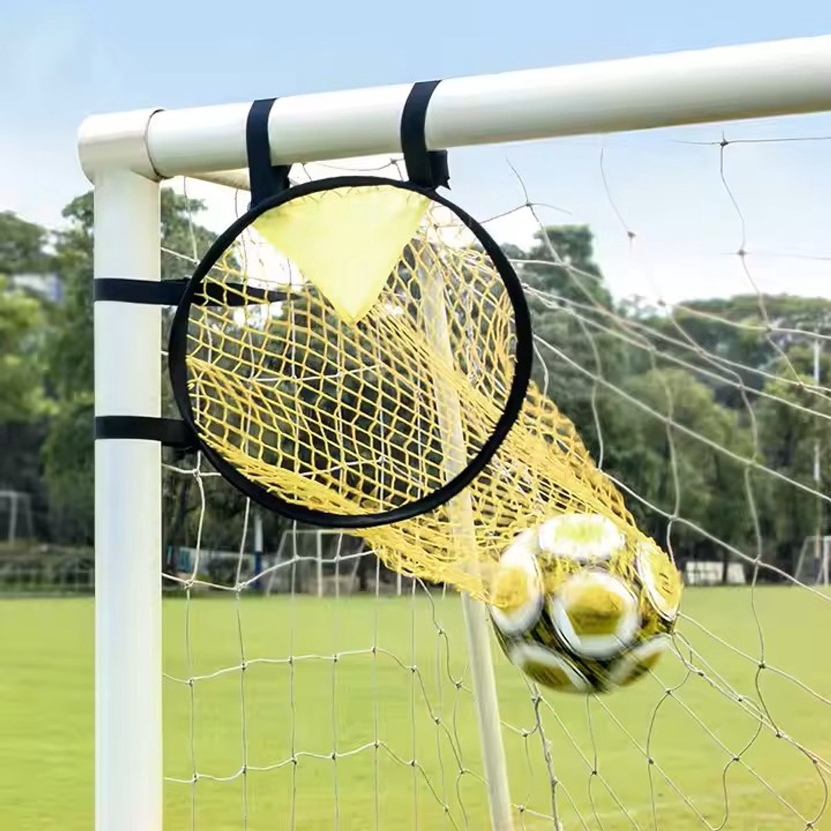Opvouwbaar Passerend Oefendoel Doelwit Voetbal, Voetbaltrainingsapparatuur, Training Doel Vrije Trap Schieten Doelwit Jeugd Training Schietdoel