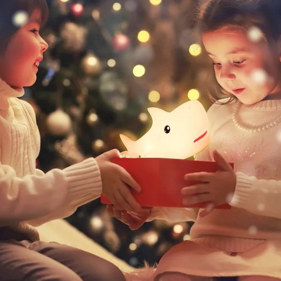 Leuk haai nachtlampje voor jongens en meisjes - Perfect kerstcadeau voor kinderen — afbeelding 2