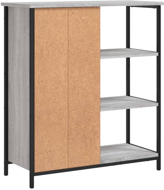 Buffet vidaXL - Commodes - Meuble de rangement - Armoire murale - Buffet 70 x 30 x 80 cm Bois traité Gris Sonoma