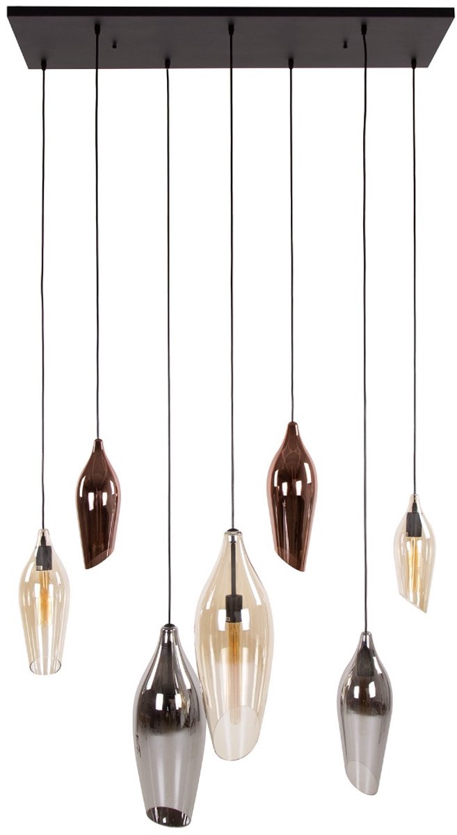 AnLi Style Hanglamp 4+3L Cocoon mix glass