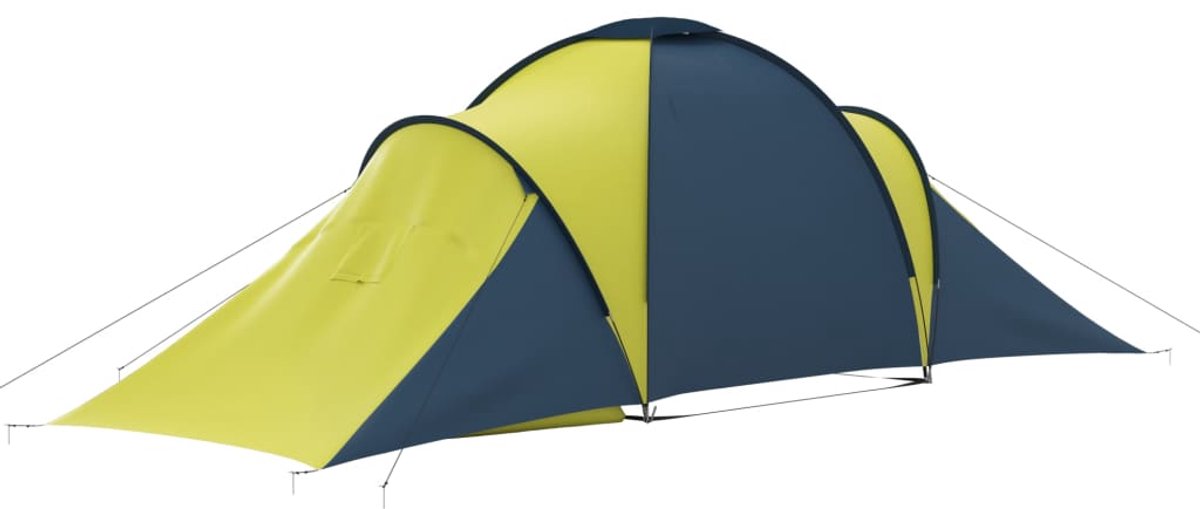 vidaXL - Tent - 6-persoons - blauw - en - geel – foto 3