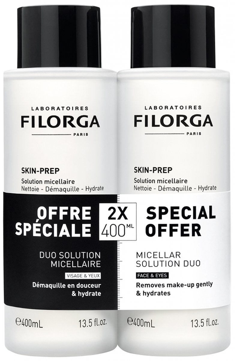 Filorga SKIN-PREP Micellaire Oplossing Set van 2 x 400 ml