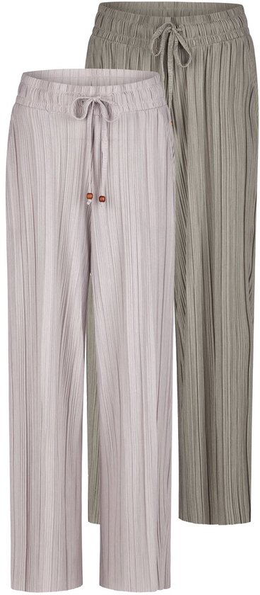 Pantalon chino femme DENIMFY DFBrenda 2er confort/décontracté Multicolore M Adultes