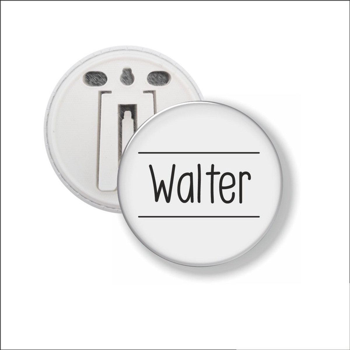 Button Met Clip 58 MM - Walter