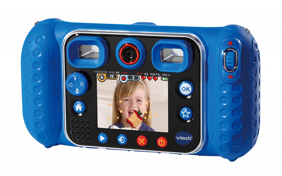 VTech KidiZoom Duo DX Camera - 10-in-1 Interactieve Speelgoedcamera - Kindercamera - Van 4 tot 10 Jaar - Blauw — afbeelding 12