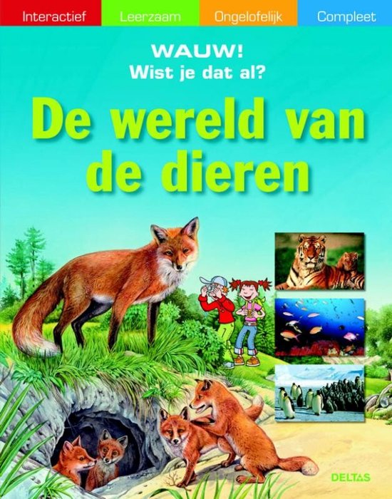 Cover van Ontdek je wereld: dieren