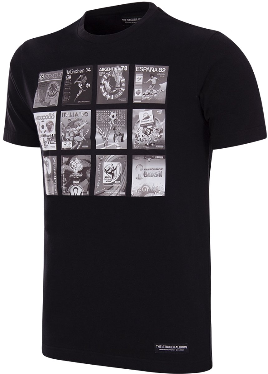 COPA - Panini FIFA WK Collage T-shirt - Heren - Zwart - XS