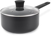 Bol.com Russell Hobbs Steelpan 20 cm - met deksel - Geschikt voor Inductie - anti-aanbak Sauspan - Shield Collectie aanbieding