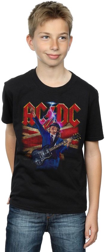 AC/DC Jongens Angus Union Flag Lightning T-Shirt | bol