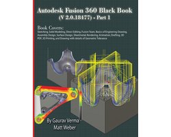 Omslag van Autodesk Fusion 360 Black Book (V 2.0.18477) Part I