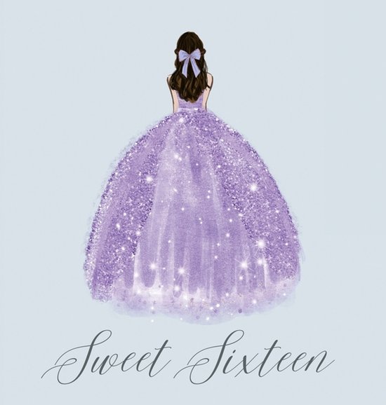 Sweet sixteen guest book, party Guest book, birthday party g ... - cover