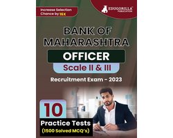 Bank of Maharashtra Officer Scale - II & III Recruitment Exam Book 2023 (English Edition) - 10 Practice Tests (1500 Solved MCQ) with Free Access To Online Tests