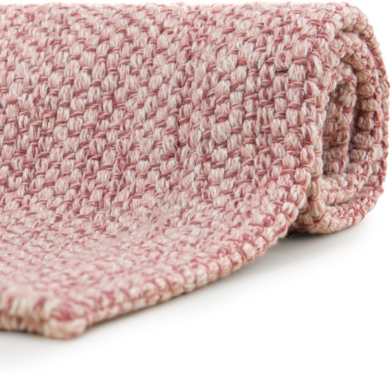 Badmat Zohome Tela - Tapis de salle de bain - Tapis antidérapant - 60x60 - Rose