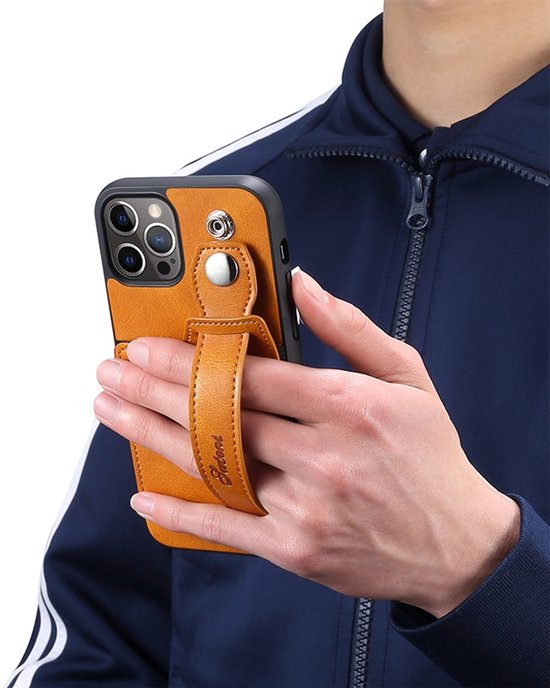 geschikt voor iPhone 12 Pro Max Pashouder Hoesje Retro Design - Vakje voor pasjes en slimme standaard - geschikt voor iPhone 12 Pro Max Portemonnee Hoesje - Vintage Backcover geschikt voor iPhone 12 Pro Max Wallet Case zwart