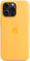 Coque en silicone avec MagSafe pour iPhone 15 Pro Max - Rayon de soleil