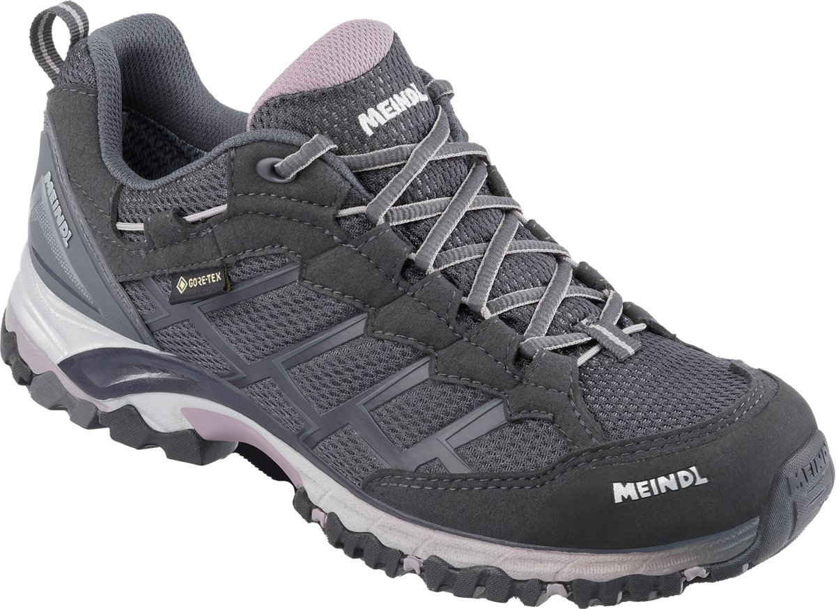 Meindl Caribe Lady GTX Wandelschoen - Dames waterdichte lage wandelschoenen - Graphit Viola