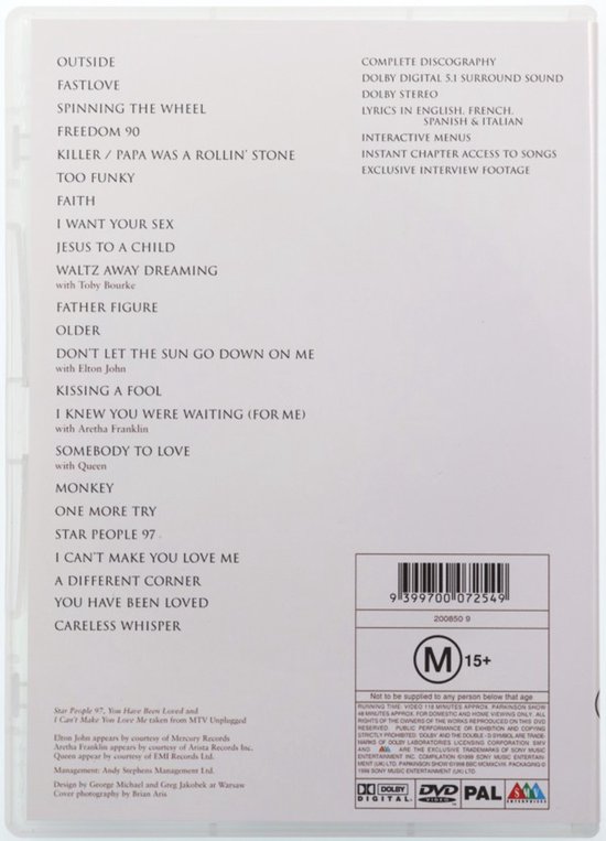 Ladies & Gentlemen: The Best of George Michael [DVD], George