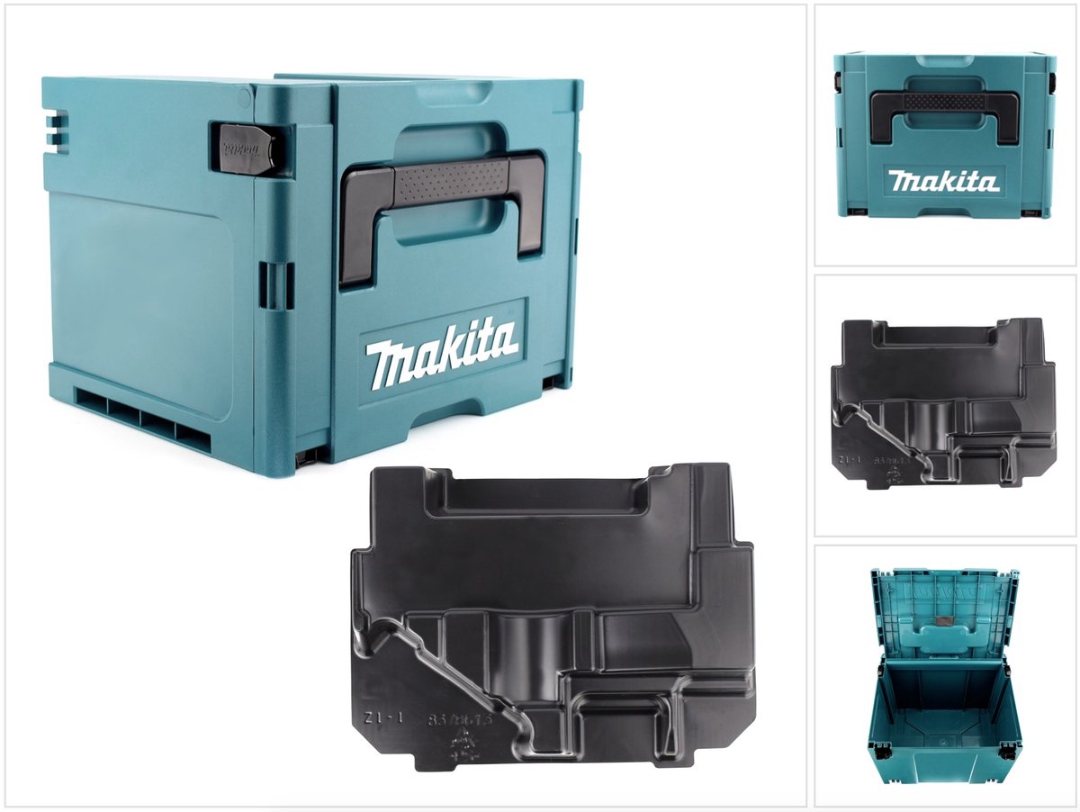 Makita MAKPAC 4 systeemkoffer + inzetstuk voor Makita DHS 710