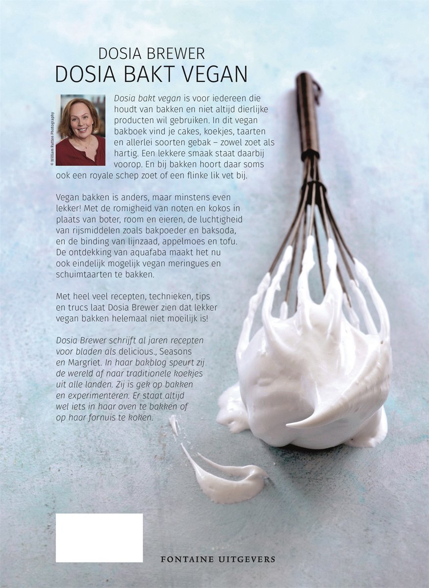 Dosia bakt vegan - back cover