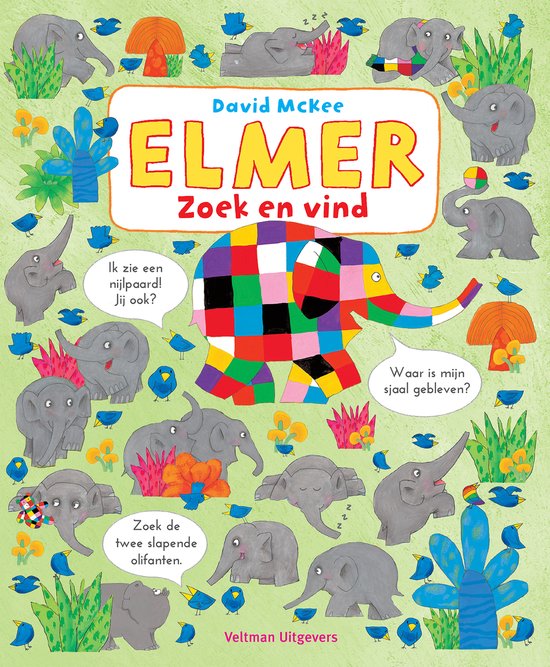 Elmer zoek en vind - cover