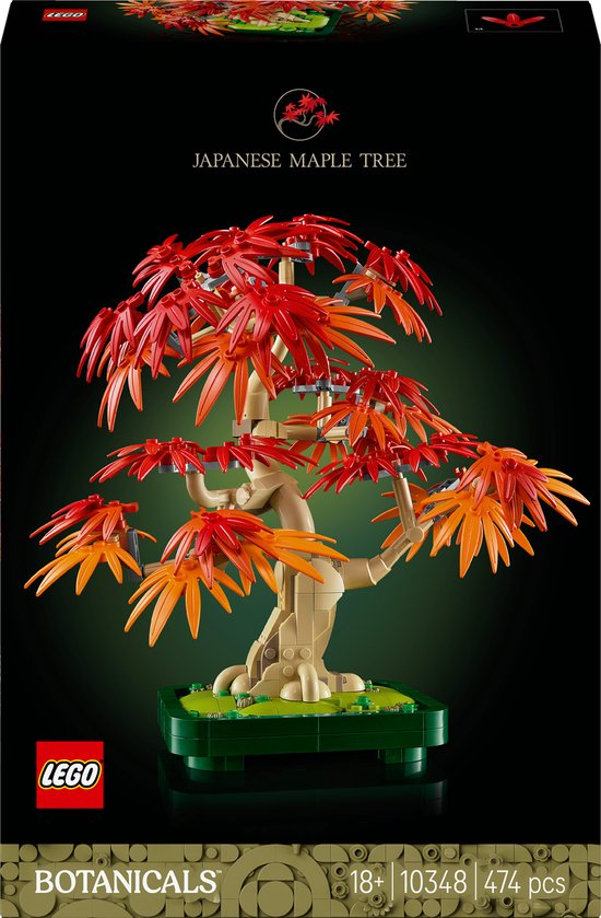 Foto: Lego botanicals japanse esdoorn bonsaiboompje 10348