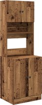 vidaXL - Cuisine - Armoire - Ancien - Bois - 60x50x180 - cm - Contrecollé - Bois