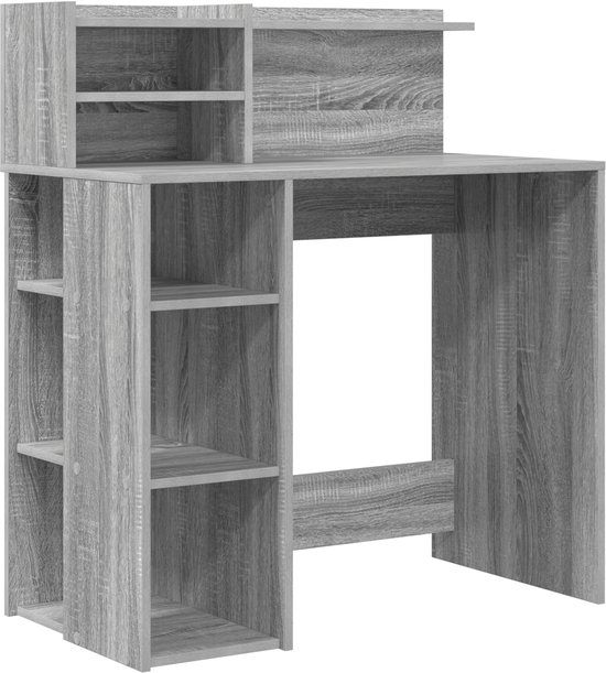 vidaXL Bureau Zwart Eiken 200 x 50 x 76 cm Bewerkt hout vidaXL Bureau Zwart Eiken 200 x 50 x 76 cm Bewerkt hout