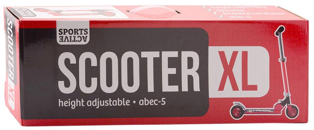 Sportline Scooter Rood - Step — afbeelding 4