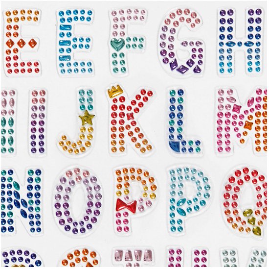 Autocollants Diamond , feuille 15x16,5 cm, 1 feuille