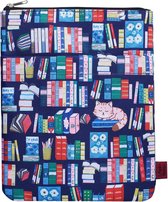 CRASPIRE Beschermhoes voor boeken in bloemenvorm, bescherming met planten, wasbare stoffen bekleding met ritssluiting en extra tas voor boekenliefhebbers CRASPIRE Beschermhoes voor boeken in bloemenvorm, bescherming met planten, wasbare stoffen bekleding met ritssluiting en extra tas voor boekenliefhebbers