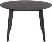 Giga Living Eettafel Levi - Rond Zwart - Ø120x76cm