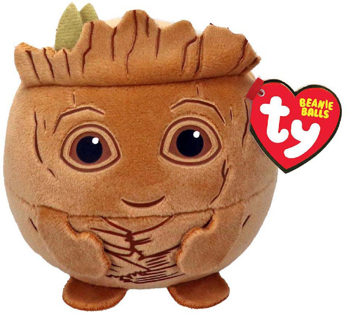 TY Beanie Balls Marvel Knuffel Groot 10 cm